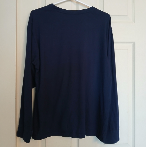 US. Polo Assn. Size Medium Navy Blue Cotton Longsleeve (M) - Picture 10 of 10